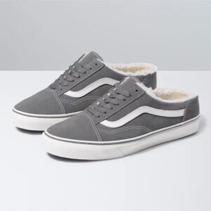 Vans Cozy Old Skool Mule Pewter Marshmallow Grey